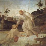 BARTOLOMEO DI GIOVANNI St.Placid's Rescue painting